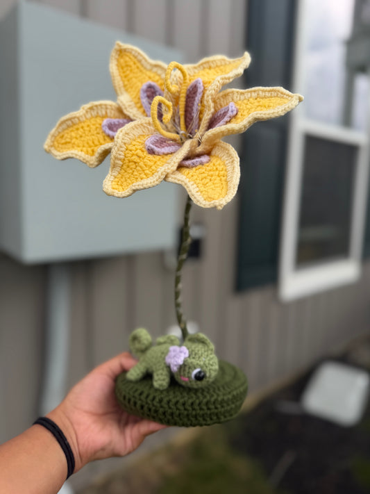 Flower crochet light